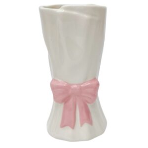 Bow Vase Pink 21cm
