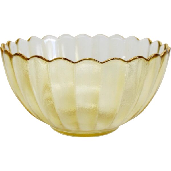 Glass Bowl Marrigold/Gold